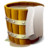 Wooden Bucket Full Icon